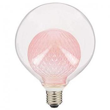Ampoule LED 4W G125 E27 2700K Double Verre Rose