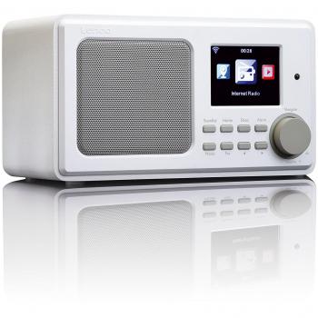 Lenco DIR‑100 WiFi‑Radio: Radiowecker, Wettervorhersage, 8 cm Farbdisplay