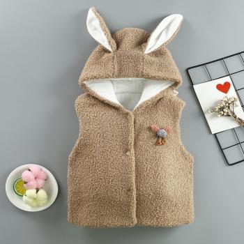 Chaleco grueso para niñas, ropa exterior de invierno