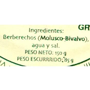 Berberechos Peperetes 30-40 piezas 150gr