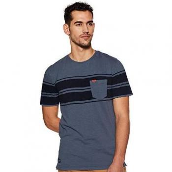 Superdry Dry Originals Damen Kurzarm T-Shirt Large Ozean Pastellblau