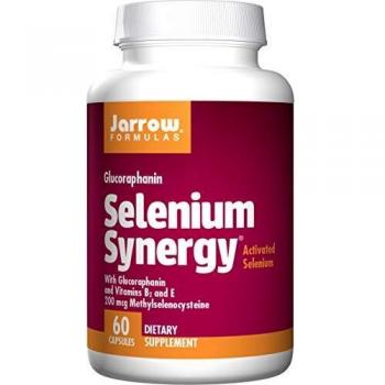 Jarrow Selenium Sinergia (con BroccoMax, Vitamina B2 y E, 60 Cápsulas)
