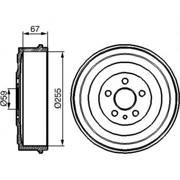 Trava Bosch 0.986.477.144 – Tambor de Frenagem
