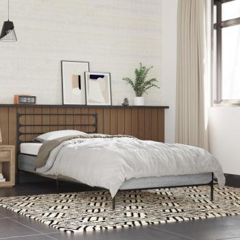 Cama Sonoma Tsunbed 90x200 cm Multicapa Madera y Metal Gris