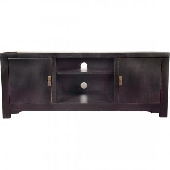 Ming‑Stil Lowboard aus schwarzem Lackpappel – SIT 1815‑11