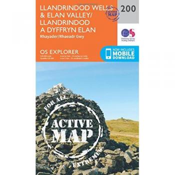 Ordnance Survey Map of Llandrindod Wells & Elan Valley