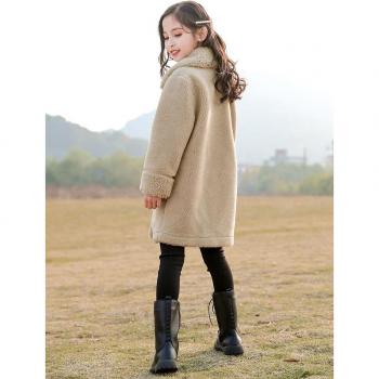 Children's Warm Winter Overcoat for Girls
