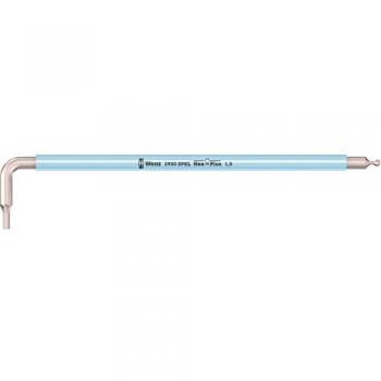 Clé à molette coudée Wera SPKL 1,5 × 90 mm – finition multicolore