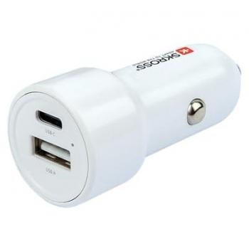SKROSS Dual USB PD Kfz-Ladegerät 65W Weiß