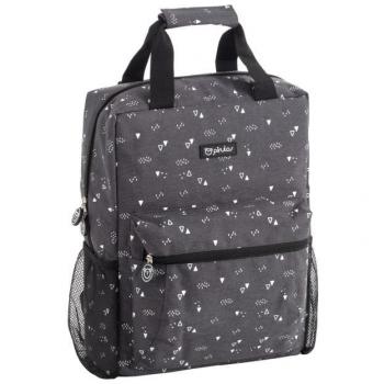 Mochila + Cambiador Gris Triángulos BimbiDreams