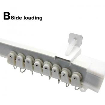 Silent Plastic Bay Window Curtain Rod