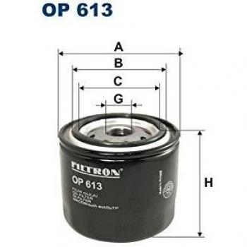 Filtro de aceite para motor Filtron OP 613