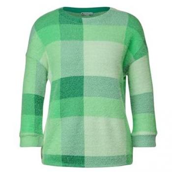 3/4-Arm Ruiten Blouse Groen Dames STREET ONE, size 44