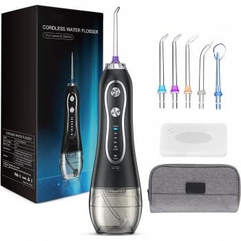 Irrigador Oral USB Portátil 5 Modos 300ml