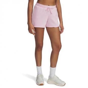 Under Armour Rival Short Terry M (Mujer) – Rosa