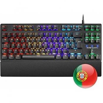 Teclado Gaming Mars Gaming MKXTKLR Negro