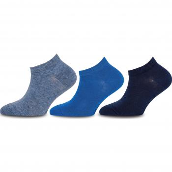 Ewers Kids Sneaker Sock Pack – Blau, Marine und Jeans, 3 Paar