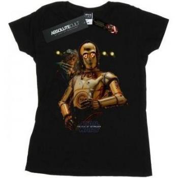 Star Wars Damen T-Shirt C-3PO und Babu Frik Größe L