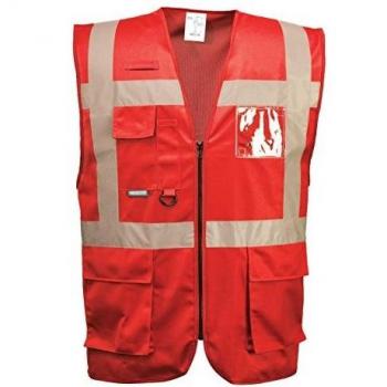 Portwest Iona Executive Hi Vis Vest Red XL