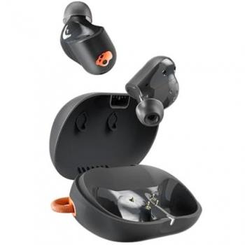 Skullcandy Sesh ANC True Wireless Kopfhörer mit aktiver Geräuschunterdrückung, Schwarz/Orange