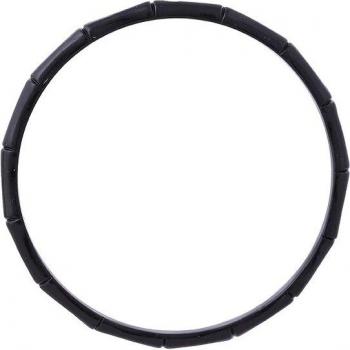 Pulsera de mujer de bambú, brazalete de dos colores, accesorio de moda elegante