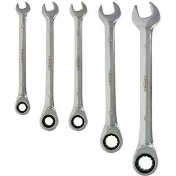 Set di 5 Chiavi a Rachetta Argentate