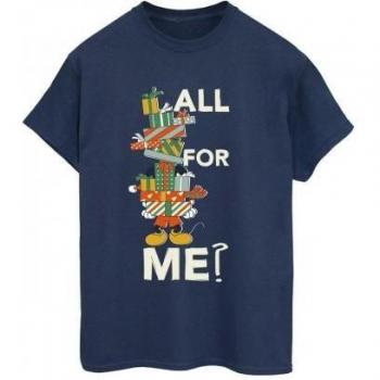 Mickey Mouse Frauenschick: All For Me Boyfriend Tee, L, Schwarz