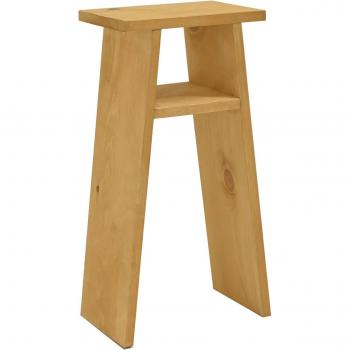 Table de chevet design en pin 20x60cm