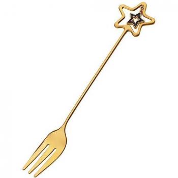 Christmas Star‑Shape Gold Coffee Spoon & Table Decor
