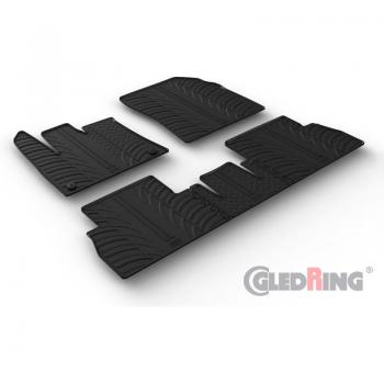 Rubbermatten set voor variabele stoelen Citroën Berlingo Multispace / Opel Combo Tour (MPV) / Peugeot Rifter (9/2018-)
