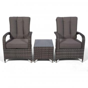 Arizona 2 Seat Garden Lounge Chair Set