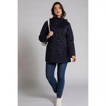 Giacca Impermeabile Donna con Gabbiani, Softshell, Blu, Taglia 64/66, Poliestere