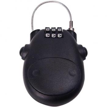 Helmet Password Lock with Telescopic Cable