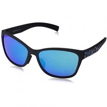 Adidas Eyewear Excalate Colour Mirror Nero Matt con Motivo di Fiori Blu