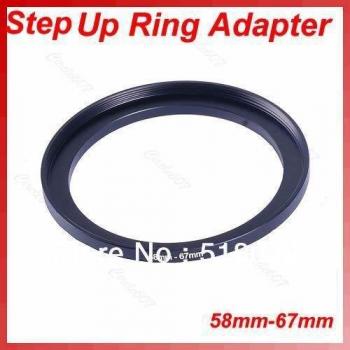 58mm to 67mm Lens Filter Adapter