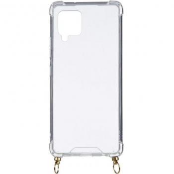 Funda Silicona Transparente Colgante para Samsung A42 5G