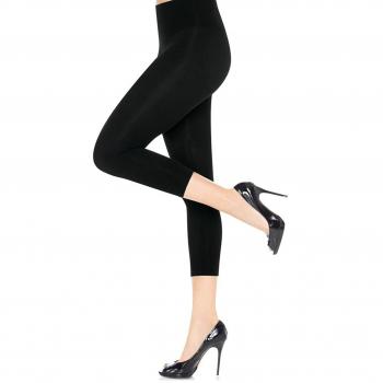 Ultra‑Black Look At Me Now Seamless Leggings – S