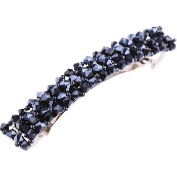 Pinza metal brillante con strass, accesorio estilismo