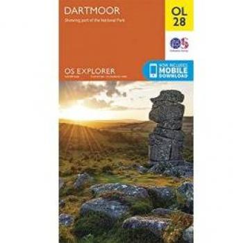 Dartmoor Explorer OL 28 Walking Map