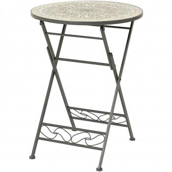 Tavolo Bistro 899263 Nero Ferro Ø 60 X 76