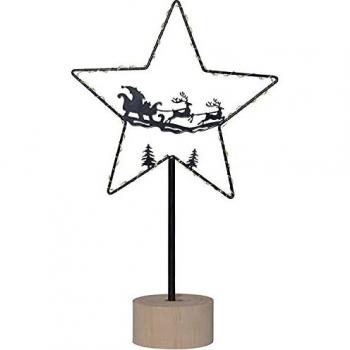 Star LED-Dekoleuchte 'Glimta' in Schwarz