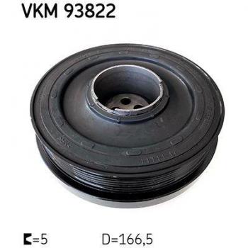 Poulie Vilebrequin SKF VKM 93822
