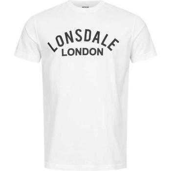 Camiseta Lonsdale Bradfield 1/2 manga blanco/negro mediana