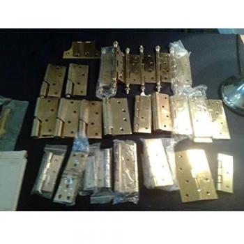 Securit 3 Polished Brass Hinges (Pair)