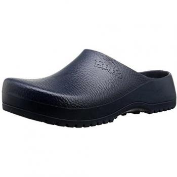 Sabots en Cuir Bleu Super Birki pour Homme