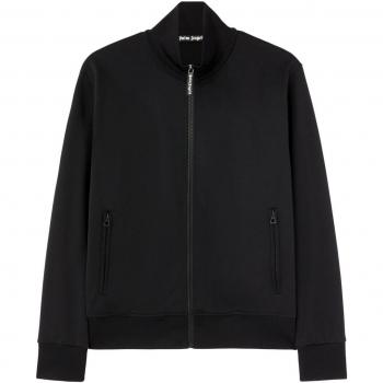 Palm Angels XL Black Stand Collar Pullover