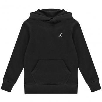 Unisex Junior Boys' Air Jordan Fleece Hoodie (Black, Age 11-12 Years)