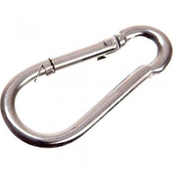 Faithfull Fire Brigade Snap Hook 6mm Zinc Plated (Pack 4) FAICHFBS60