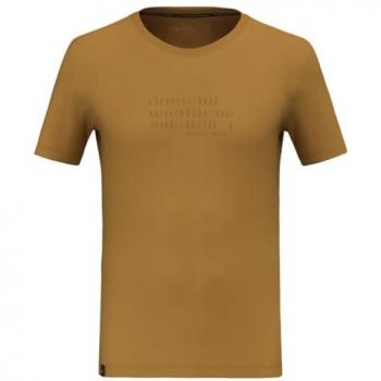 SALEWA Eagle Poem Dry T-Shirt Herren braun