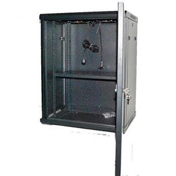 Rack Murale 19 12U 600x450mm avec Ventilateurs et Thermostat
